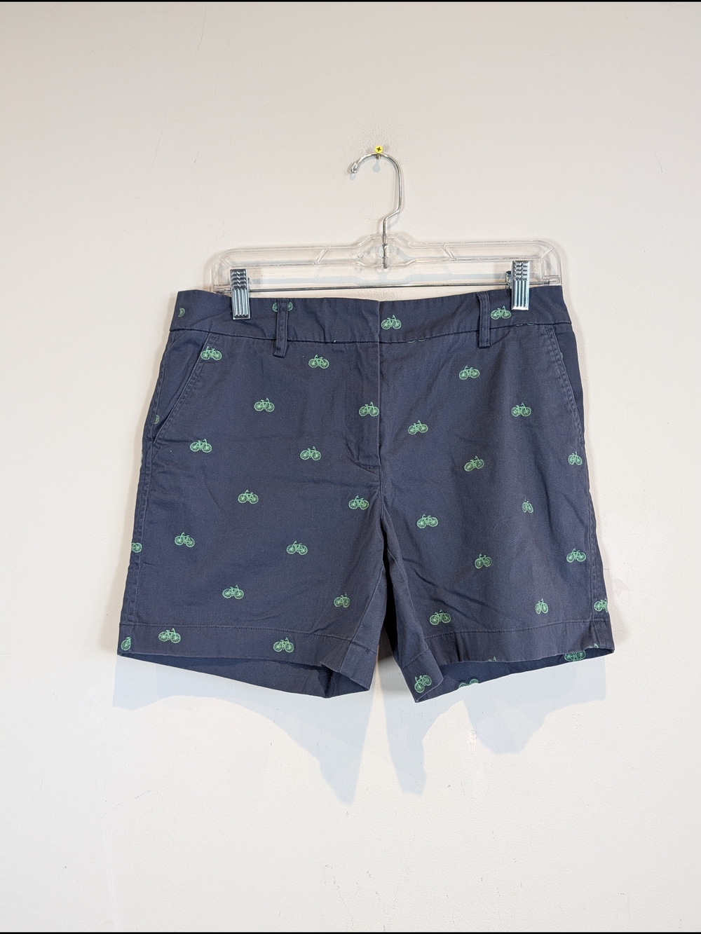 Cambridge Navy Women's Embroidered Bicycle Shorts, Size 4